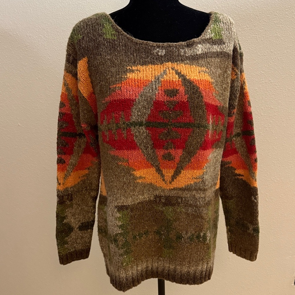 Ralph Lauren Denim & Suppy Southwestern Multicolor Sweater